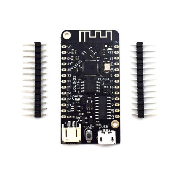 

interior decorations for lolin32 wifi wireless development board antenna micro usb card lithium battery interface esp32 esp-32 rev1 ch340 ch