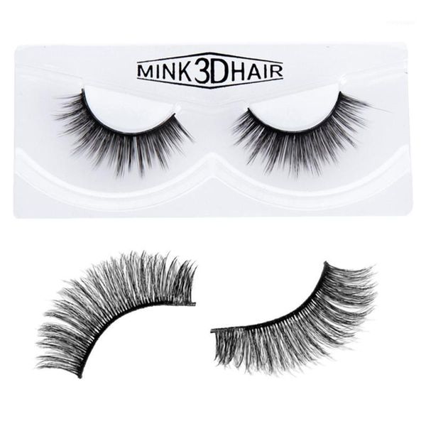 

mink lashes 1 box pair natural thick messy false eyelashes pure handmade fake eye makeup accessories1