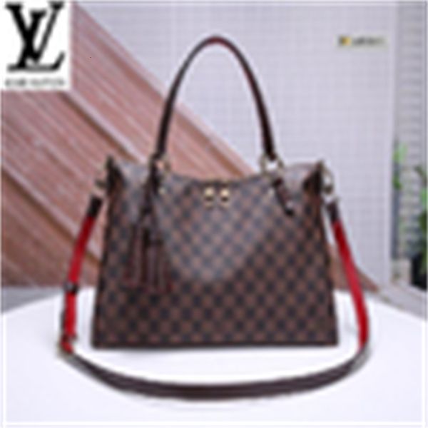 

shoulder handbags brand bags body designer bag women luxury iconic bags 8xbg handles shoulder m40022 totes cross textured versatile bag clut, Red;black