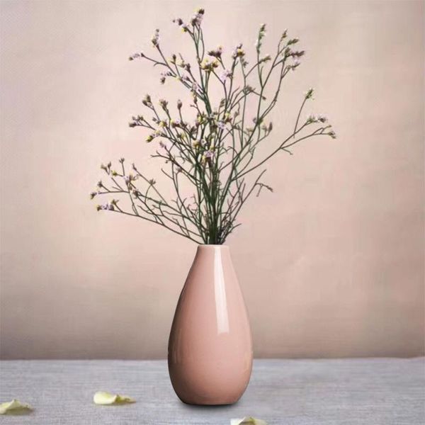 

vases mini vase pottery flower pot smooth ceramic plant office home decoration