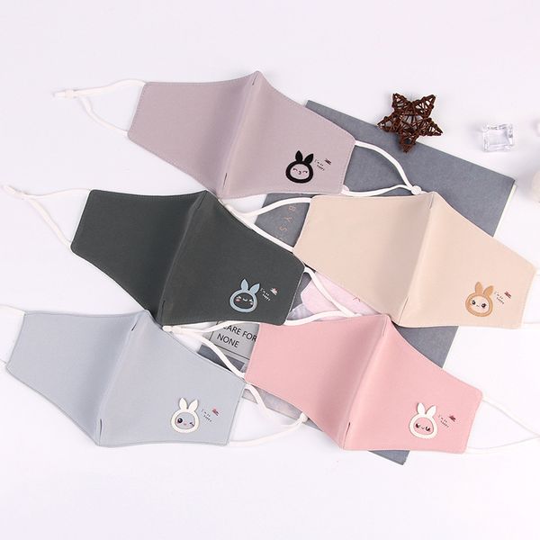 

protective mask creative cartoon hanging ear autumn and winter flannel warm dust