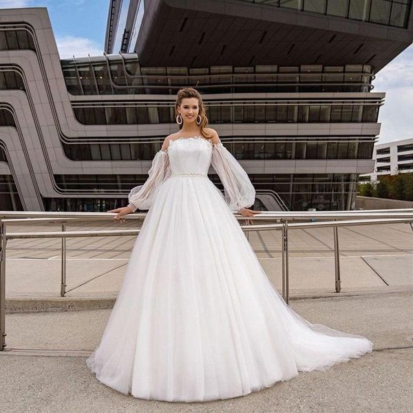 

other wedding dresses graceful boho white with detachable sleeve a line appliques court train dubai african bridal gowns