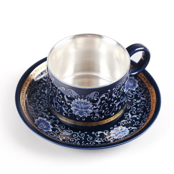 

cups & saucers luxury ceramic cup creative handmade with saucer spoon set reusable eco friendly xicara home drinkware db60bd