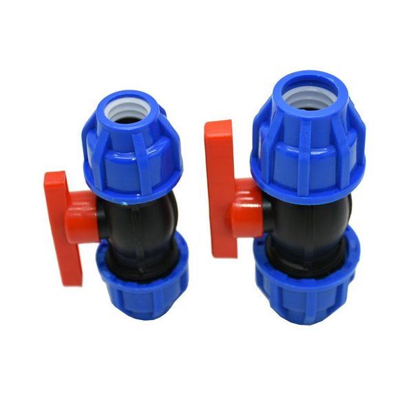 

water pipe garden tap 1/2" 3/4" pvc pe ppr tube ball valve control connector fittings 8pcs watering equipments