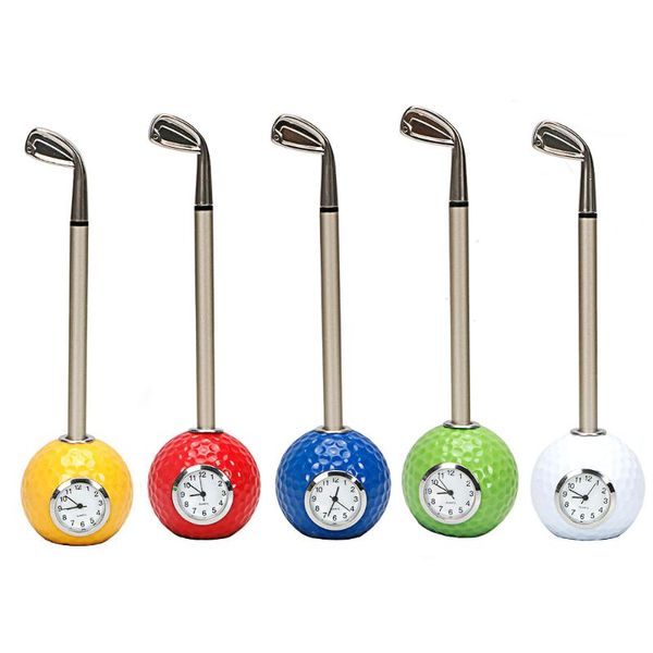 

golf training aids ball watch penholder five colors pen gift