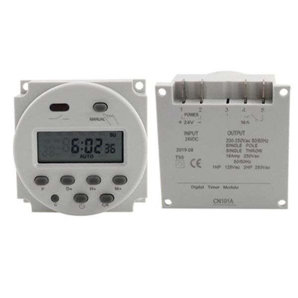 

smart home control cn101a 12v/24v/110v/220v single and double countdown micro cycle time switch timer controller seconds 16a