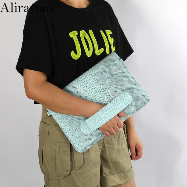 

evening bags dubai trend folding clutch bag for women 2021 saudi araba fashion party pouch python pu leather chain shoulder crossbody