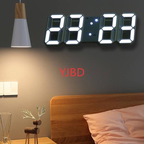 

digital wall clock alarm date temperature automatic backlight table deskhome decoration stand hang clocks