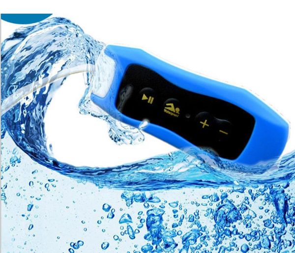 

& mp4 players 003 waterproof ipx8 clip mp3 player fm radio stereo sound 4g/8g swimming diving surfing cycling sport music