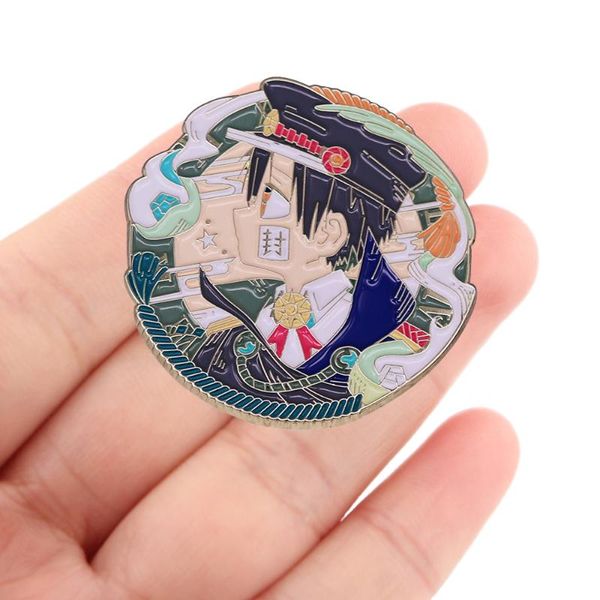 

pins, brooches dz1551 anime figures creativity enamel pins badge for backpack collar lapel pin hat jewelry birthday gifts friends, Gray
