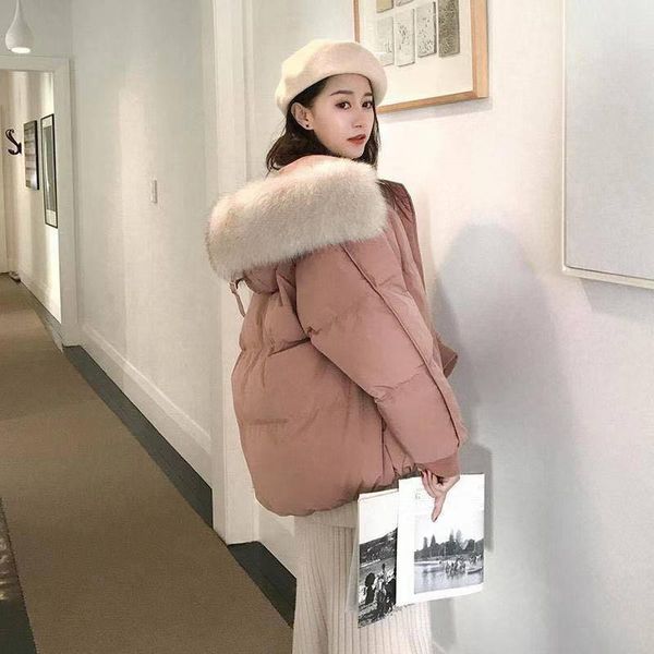 

women's down & parkas dimi hooded woman winter coats and jackets casual fashion warm short parka women full sleeve padded jacket pocket, Black