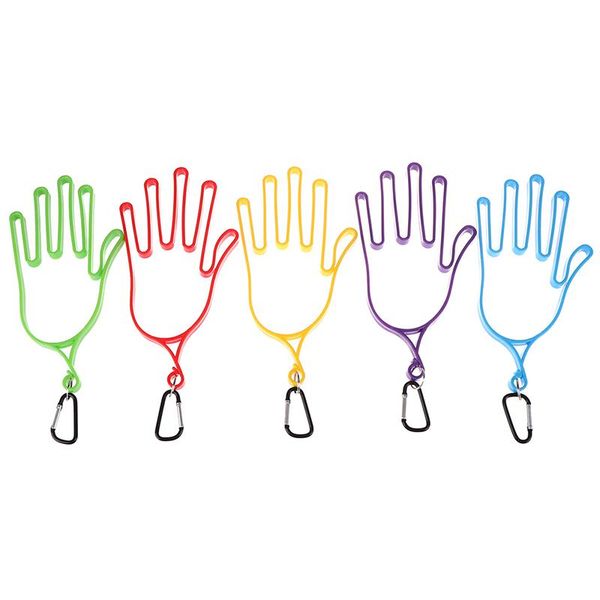 

golf training aids 1pcs gloves rack golfer tool abs plastic holder with key buckle