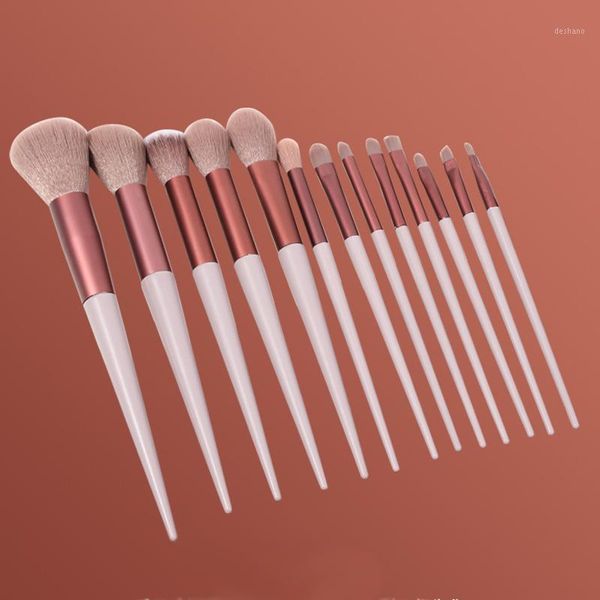 

makeup brush 13 pcs set premium synthetic foundation powder concealers eye shadows1