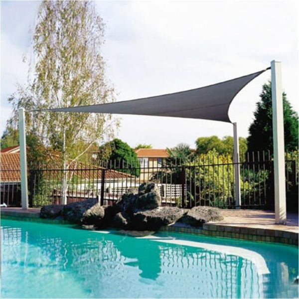 

shade waterproof sun shelter 3.6m triangle sunshade protection outdoor canopy garden patio pool sail awning camping picnic tent