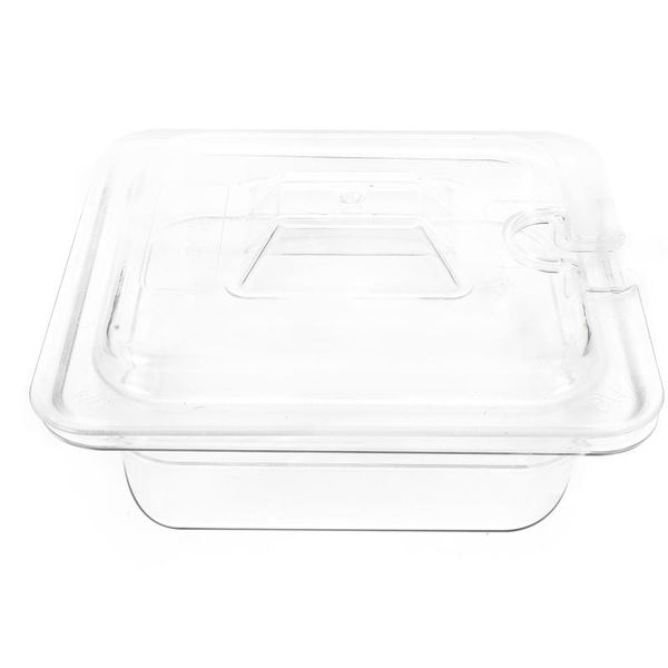 

bowls 1pc practical transparent pc box jam storage kitchen with cover