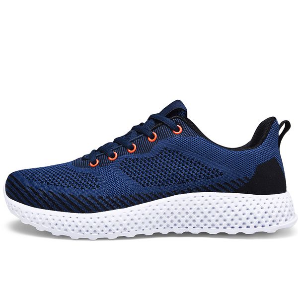 

mens flying sneakers for summer women running shoes black white navy blue cool grey outdoor trainers wear sports shoe