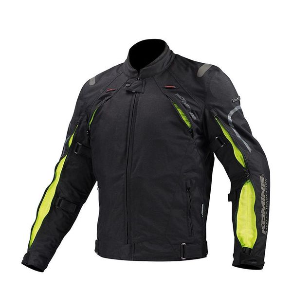 

komine motorbike scooter atv bike riding jk-108 jk 108 motorcycle jacket with neck protector and waterproof liner apparel