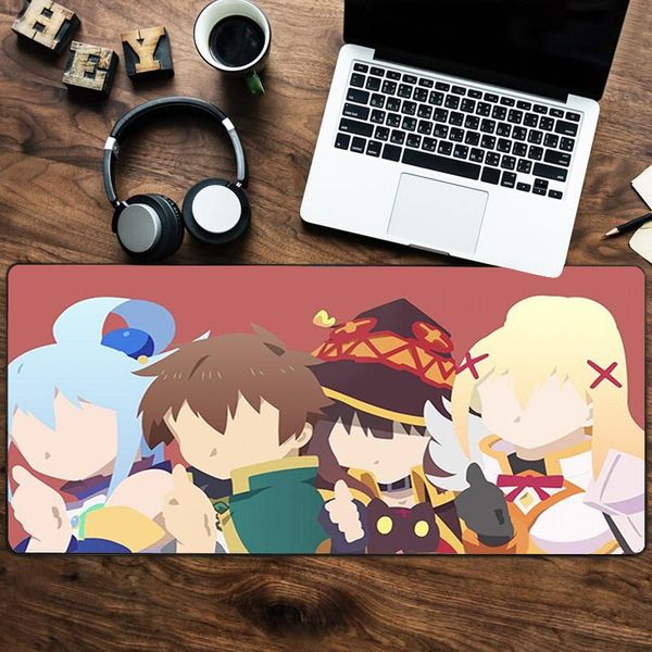 

mouse pads & wrist rests konosuba pad family lapgamer rubber mat mousepad desk gaming cup