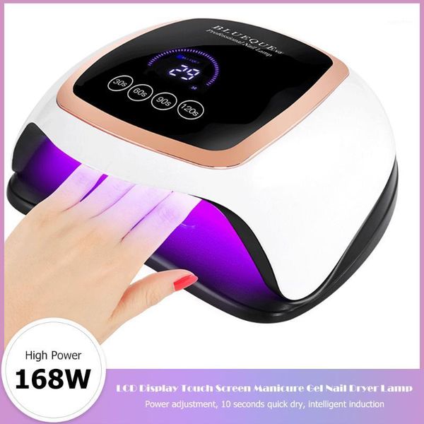 

uv led nail lamp touch screen lcd display digital electric dryer manicure gel polish dryer1