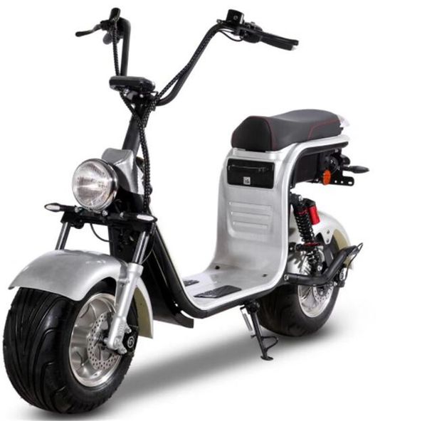 EEC certificado scooter elétrico pneu largo 1500w motor adulto citycoco suporta freio de óleo, luz LED, sinal de volta, etc. Adequado para homens e mulheres