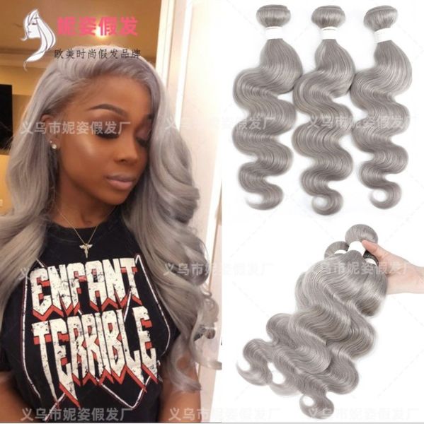 

synthetic wigs curly long for women grey brand, Black
