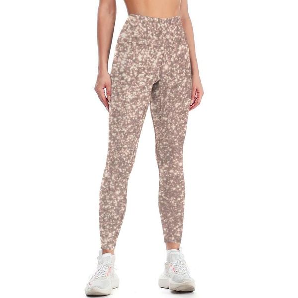 

yoga outfit sparkle leggings soft print pants retro winter teenagers