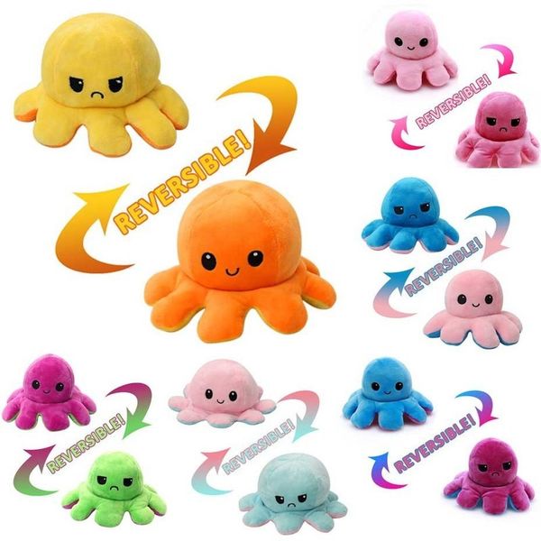 

turn turn over ocs plush toy double expression face changing doll