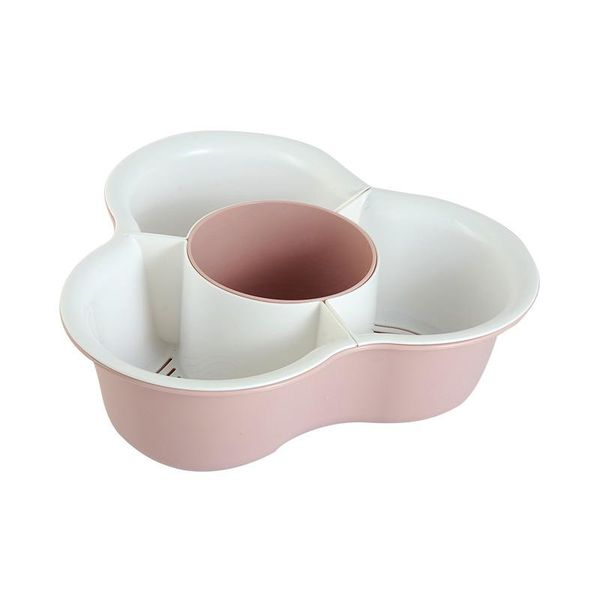 

plastic household double-layer vegetable sink, basket, pot platter, drain fruit plate storage bottles & jars