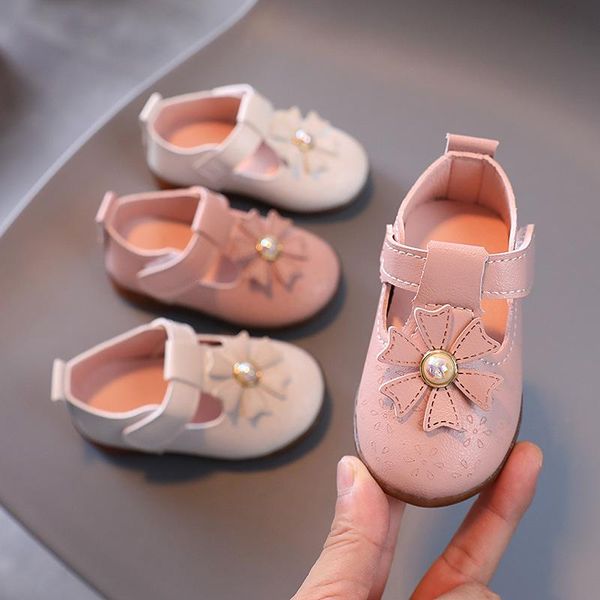 

first walkers insole 11.5-13.5cm arrival baby girl flower toddler shoes pu leather