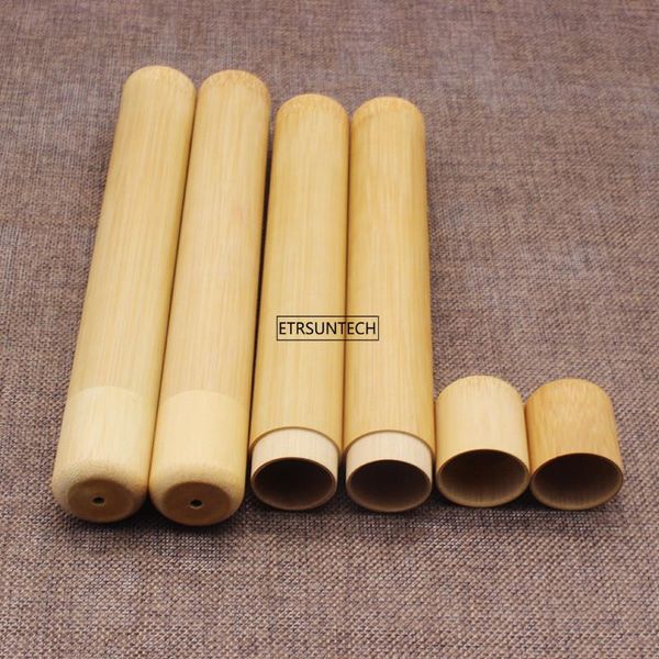 

toothbrush holders 50pcs bamboo tube eco friendly natural travel case organic box