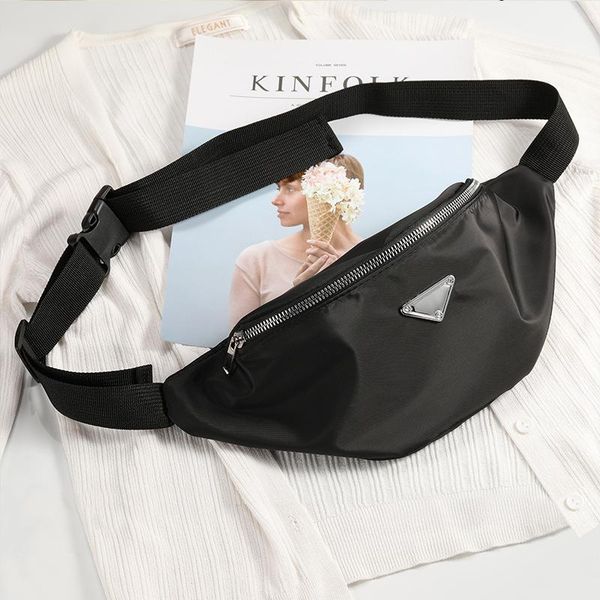 

fashion designer ladies for women pouch crossbody bag black fanny pack bags chest shoulder women's 2020 belt bag phone nylon cidie
