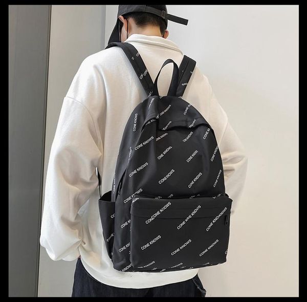 

backpack 4055 2021 solid color canvas women summer lightweight