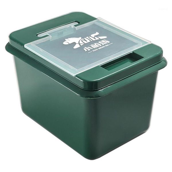 

storage bottles & jars 1 pc pet food dog bin 10l large capacity cat bucket
