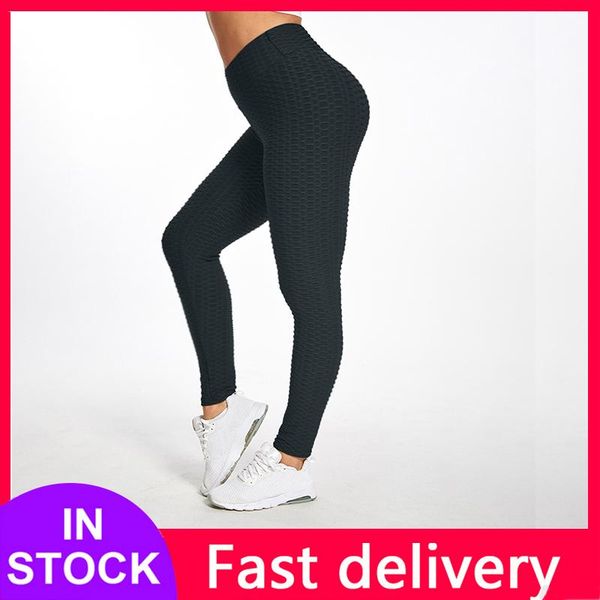 

women fast-drying pant fitness seamlessÂ running yogic pants high waist running sportswear stretchy push up legging women's leggings, Black