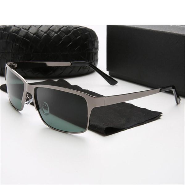 

sunglasses men classic polarized driving metals designer sunglasses large box uv400 944, White;black