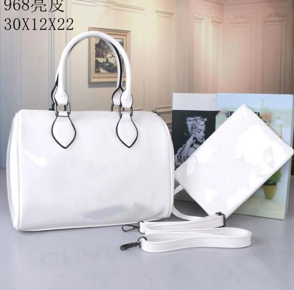 

shoulder bags 2022 female shopping pillow bag patent leather design