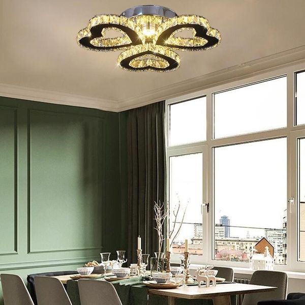 

ceiling lights unique design crystal chandelier lamp modern led lighting lustre for living room bedroom home decor