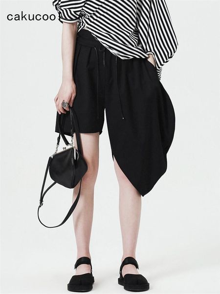 

women's pants & capris cakucool harem women different half length novelty design casual black trousers pantalons feminino summer plus, Black;white