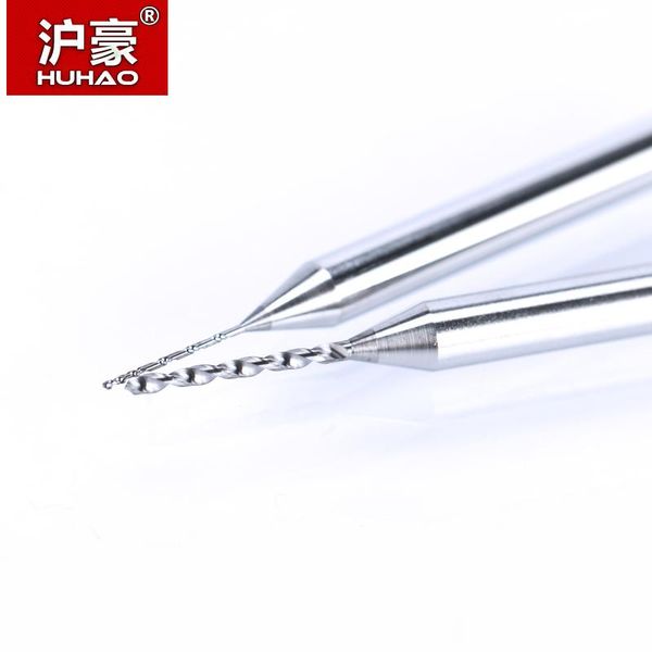 

professional drill bits huhao 10pc 3.175mm shank mini cnc drilling bit set print import pcb carbide circuit board woodworking tools 0.2-1.1m