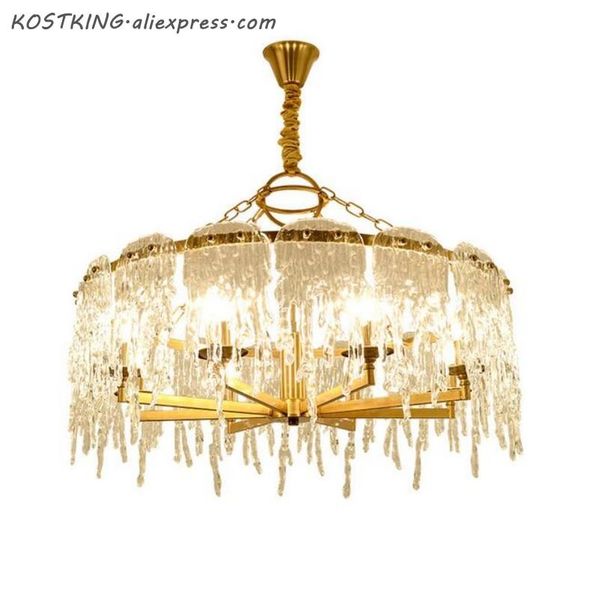 

chandeliers design hanging chandelier led light modern lamp ac110v 220v gold living room dinning lighting