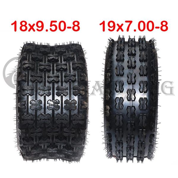 

motorcycle wheels & tires tubeless front 19x7.00-8 rear 18x9.50-8 four-wheel kart atv lawn car accessories butterfly flower outer