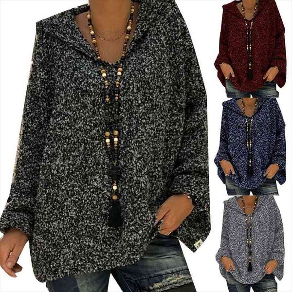 

fashion women casual floral print sweaters loose long sleeve hooded sweatshirt hoodie polyester spandex warmand softwomens, White;black