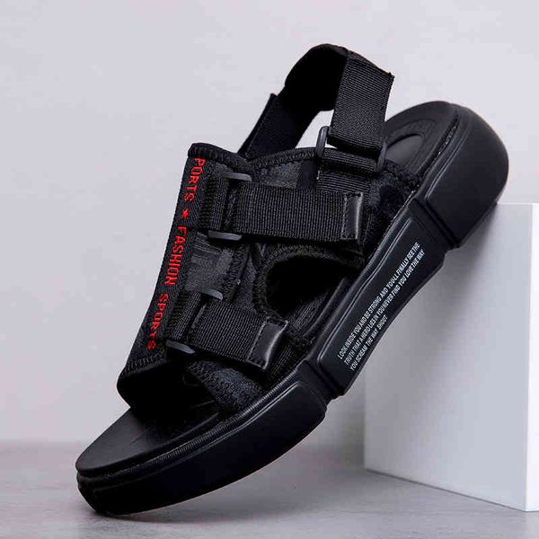 

slippers men's summer platform sandals breathable comfortable soft shoes sandal for ourdoor walking hiking sports tykf, Black