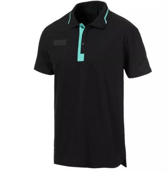 

2021 summer leisure t-shirt formula 1 racing polo shirt sports leisure lapel team sweatshirt large size can be customized with the same styl