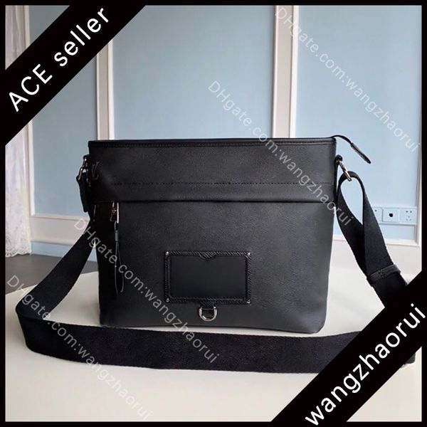 

leather bags fn2w single purse quality body fashion shoulder messenger classic bag genuine men's cross wallet bagss with men box a014