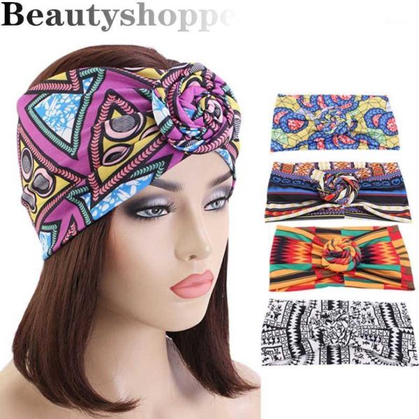 

india bohemian hairbands print headbands for women cross knot turban bandage bandanas elastic hair rope accessories1