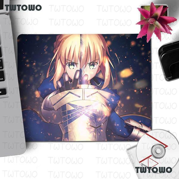 

mouse pads & wrist rests anime fatestay night saber girls lapcomputer mousepad simple design speed gaming 18x22cm desk mat