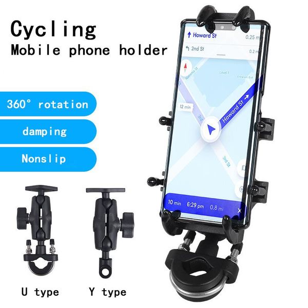 

cell phone mounts & holders multifunctional mobile holder universal motorcycle bike gps anti-shake bracket anti-slip