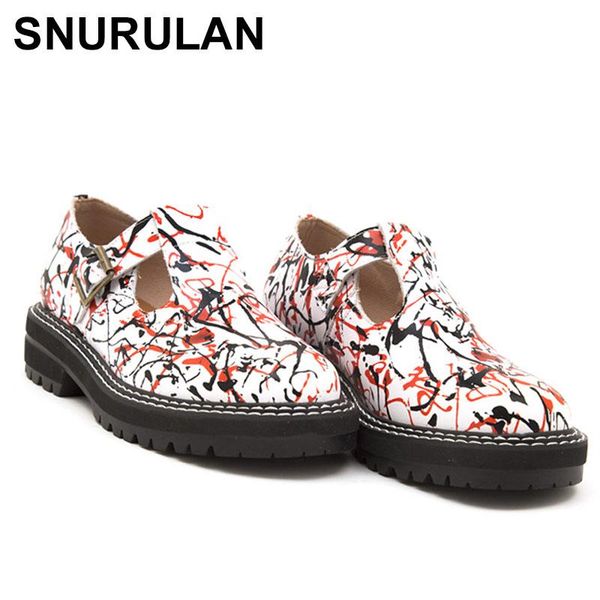 

dress shoes snurulanwomen 2021 spring genuine leather ladies oxford women's, Black