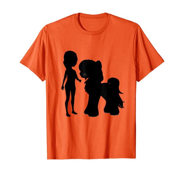 

Adorable Girl and Clydesdale Horse Silhouette T-Shirt, Mainly pictures